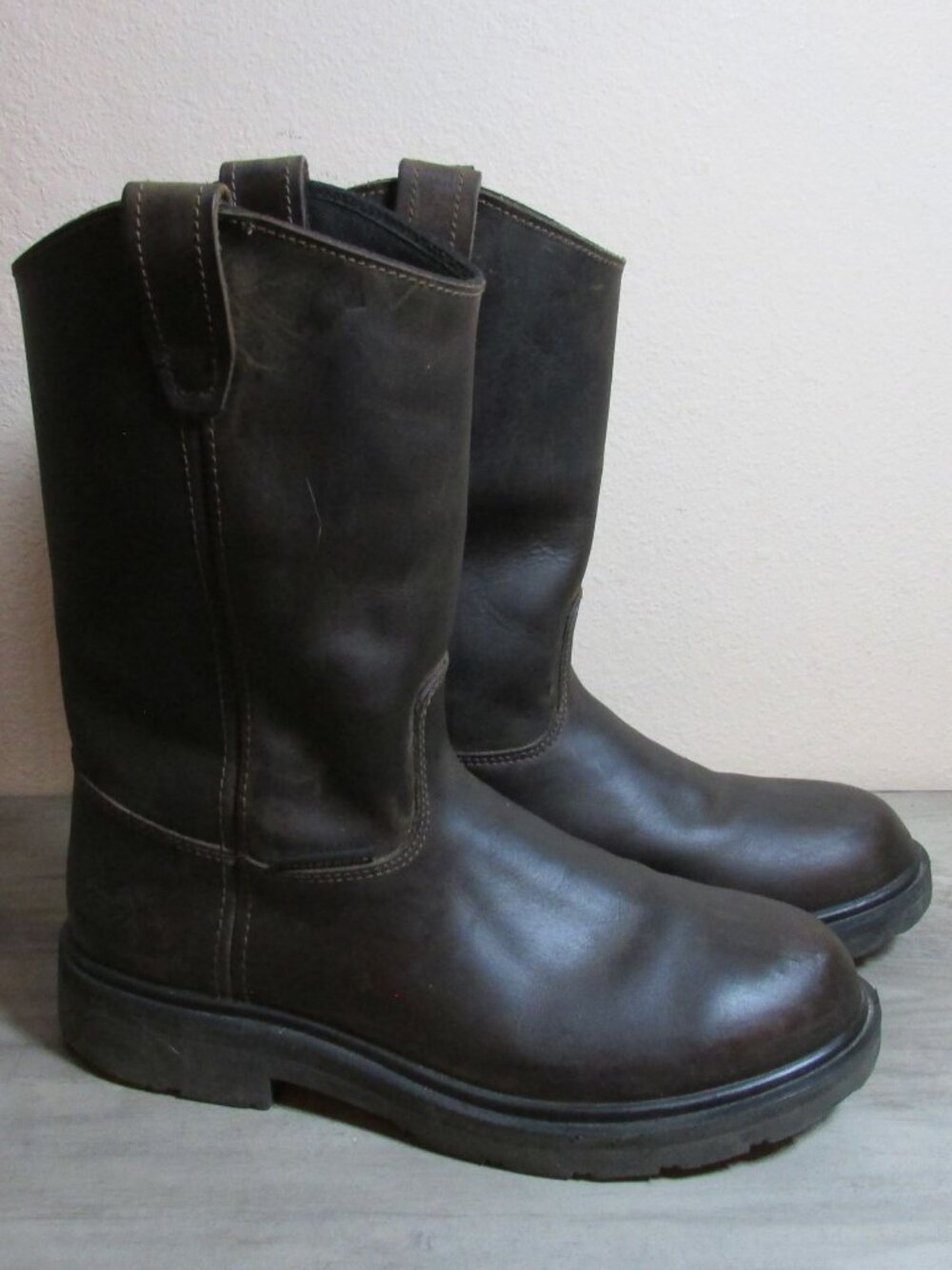 Georgia Boot Men's 9W Wellington 11" Suspension System Waterproof Boots Brown GB